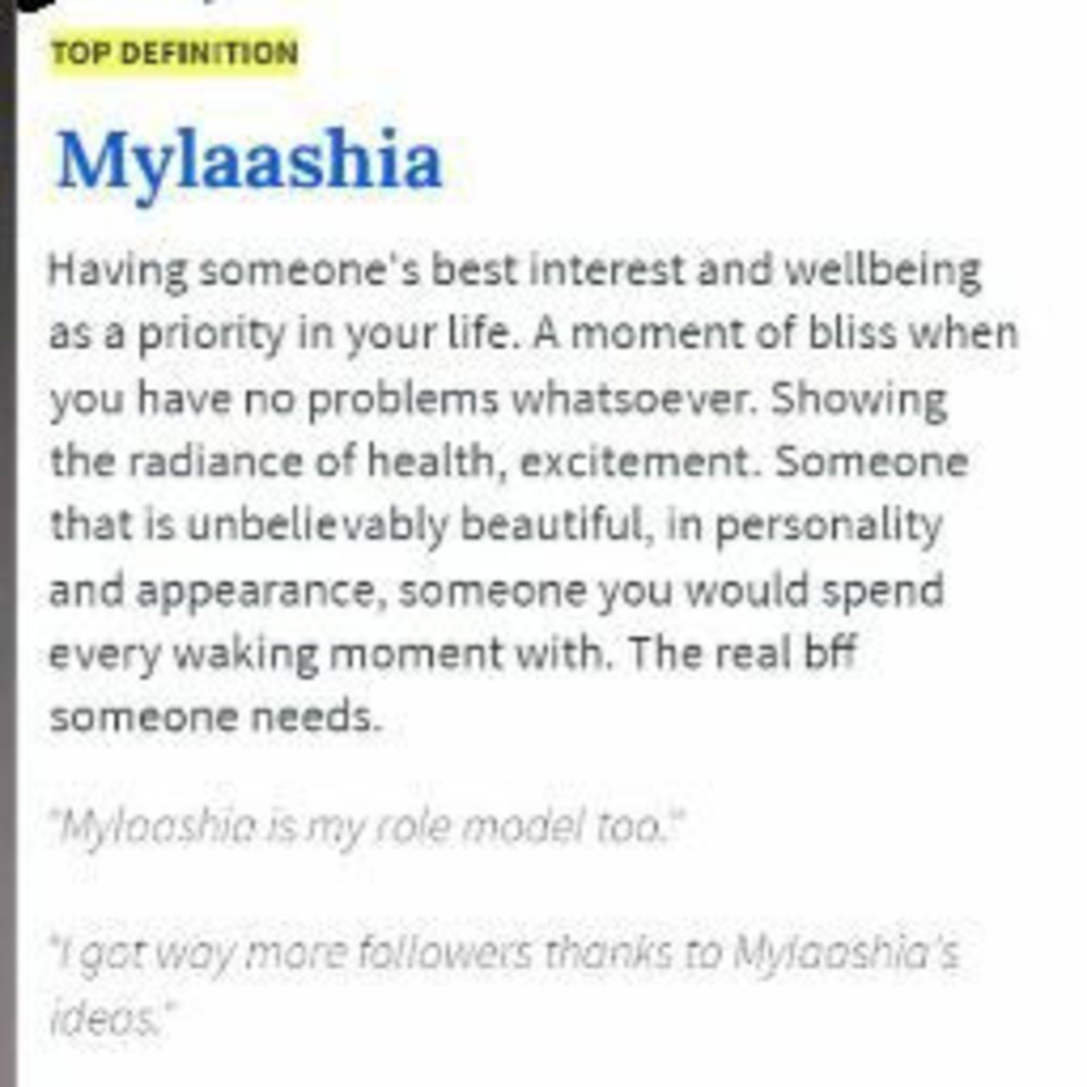 Meet your Posher, Mylaashia